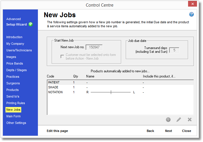 Control Centre-New Jobs