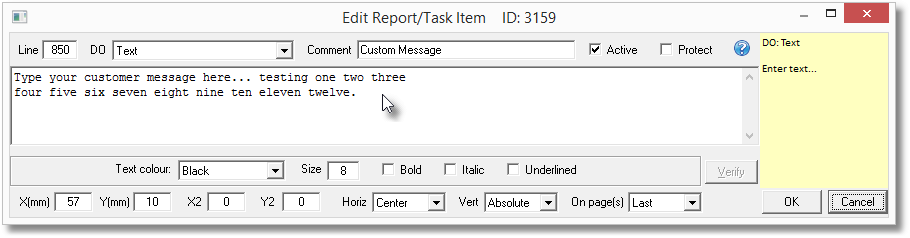 custom message dialog