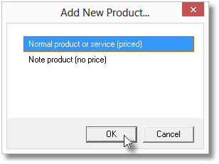 add a new sales item2