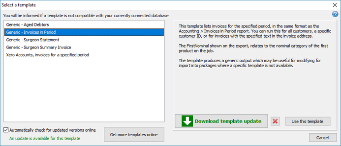 add ons - csv exporter browse - update available