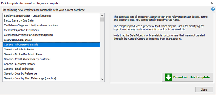 add ons - csv exporter download new